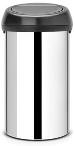 Brabantia 647253 Κάδος Απορριμμάτων Touch Bin 60L, Brilliant Steel