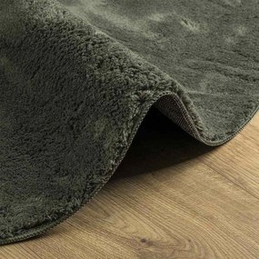 vidaXL Χαλί HUARTE Δασικό Πράσινο 100 x 200 cm Πολυεστέρας