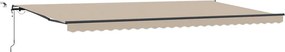vidaXL Ύφασμα Ομπρέλας με Μπεζ 600 x 350 εκ Πολυεστέρας