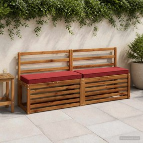 vidaXL Μαξιλάρια Πάγκου 2 Τεμαχίων VUGHT 2 pcs 100% Πολυεστέρας