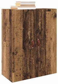 vidaXL Ντουλάπια Τοίχου 2 pcs Παλαιό ξύλο 69.5 x 34 x 90 εκ.