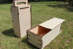 Intra απο ξύλο plywood 3mm-4mm πάχος – Φορητό Ξύλινο Κουτί πολλαπλών χρήσεων 45x50 cm INTRAVECTRY-MY542316