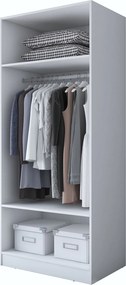 Ντουλάπα Λευκό BRATOR 90x57.5x210