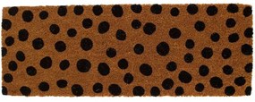 Πατάκι Εισόδου Dots 100032 28x1,5x78cm Brown-Black 28X78