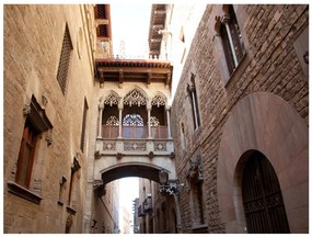 Φωτοταπετσαρία - Barcelona Palau generalitat in gothic Barrio 350x270