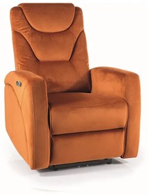 FOTEL ROZKŁADANY KRONOS VELVET CYNAMONOWY BLUVEL 4215 DIOMMI-80-2848
