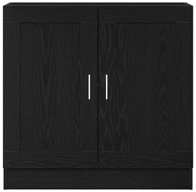 vidaXL Βιβλιοθήκη Μαύρη δρυς 82.5 x 30.5 x 80 cm Επεξεργασμένο ξύλο