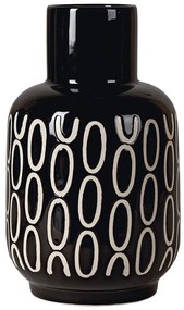 Βάζο Κεραμικό Vase 236 13x20cm Black-Beige Kentia Ceramic