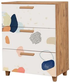 Συρταριέρα Leva Gravis Pied 869VEL3484 80x43x95cm Multi