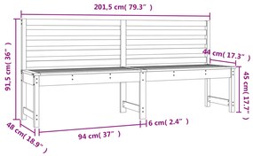 ΠΑΓΚΑΚΙ ΚΗΠΟΥ ΜΑΥΡΟ 201,5 ΕΚ. ΑΠΟ ΜΑΣΙΦ ΞΥΛΟ ΠΕΥΚΟΥ 824050