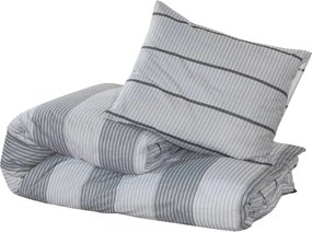 vidaXL Σετ Παπλωματοθήκης Γκρι 225x220 εκ. Βαμβακερό