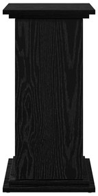 vidaXL Ράφι Έκθεσης Μαύρη Οξυά 31 x 30 x 60 cm Επεξεργασμένο ξύλο