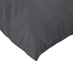 vidaXL Μαξιλάρια Καναπέ 4 τεμ. Ανθρακί 50x50 εκ. Υφασμάτινα