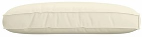vidaXL Μαξιλάρι παλέτας για κάθισμα Κρεμ 120 x 80 x 12 cm