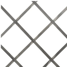 vidaXL Καφασωτό Φράχτης 5 τεμ. Γκρι 180 x 60 εκ. από Μασίφ Ξύλο Ελάτης