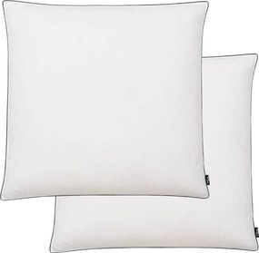 vidaXL Μαξιλάρια 2 τεμ. Λευκά 80 x 80 εκ. Ελαφριά με Πούπουλα / Φτερά