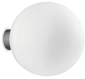Απλίκα Φωτιστικό Τοίχου γυάλινο λευκό Mapa Bianco Ideal Lux-59808-Λευκό 59808