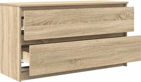 vidaXL Έπιπλο Τηλεόρασης Sonoma Δρυς 100x35x54 εκ. Επεξ. Ξύλο