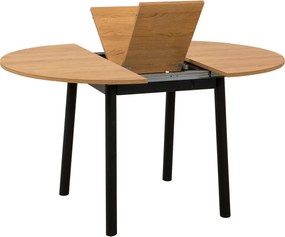 Extendable Dining Table Oliver - Oak, Black Oak
Black