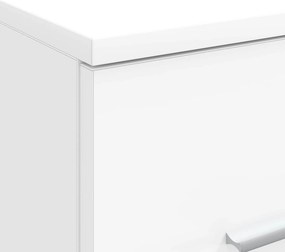 vidaXL Ντουλάπι Μπάνιου Ενδιάμεσο Λευκό 30 x 35 x 50 εκ.