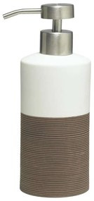 Δοχείο Κρεμοσάπουνου Doppio 325ml Brown Sealskin Πορσελάνη