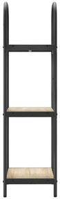 vidaXL Ράφι Βιβλίων Sonoma Δρυς 40 x 30 x 109 εκ Επεξεργασμένο ξύλο