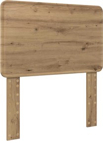 vidaXL Σκελετός Κρεβατιού Artisan Δρυς 75 x 190 cm