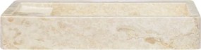 vidaXL Νιπτήρας Κρεμ 58 x 39 x 10 εκ. Μαρμάρινος