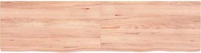 vidaXL Πάγκος Μπάνιου Αν. Καφέ 120x30x(2-4) εκ. Επεξεργ. Μασίφ Ξύλο