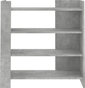 vidaXL Ντουλάπι Γκρι Σκυροδέματος 73,5x35x75 εκ. Επεξεργασμένο Ξύλο
