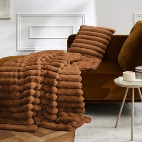 Κουβέρτα Γούνινη Υπέρδιπλη (220x240) L-C Boudoir Camel 1613064