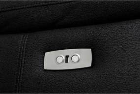 Selesta 2-Seater Black Fabric