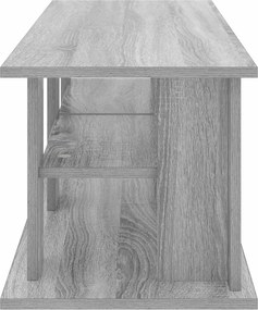 vidaXL Βάση τηλεόρασης Γκρίζο Σονομα 96 x 35 x 33,5 εκ