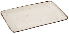 Πιατέλα Ορθογώνια Terra TLK108K6 30,5x2,5cm Cream Espiel Porcelain