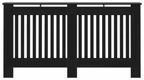 vidaXL Κάλυμμα Καλοριφέρ Μαύρο 152 x 19 x 81,5 εκ. από MDF