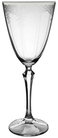 Ποτήρι Κολωνάτο Νερού Elisabetheth CLX08106021 350ml Clear Από Κρύσταλλο Βοημίας Κρύσταλλο
