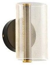 Απλίκα Φωτιστικό Τοίχου LED 8W Μαύρο 42cm Arte Illumina Sparky 144-58011 Eurolamp-144-58011-Μαύρο 144-58011