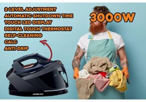 HAUSBERG HB-7925NG IRON WITH WATER TANK