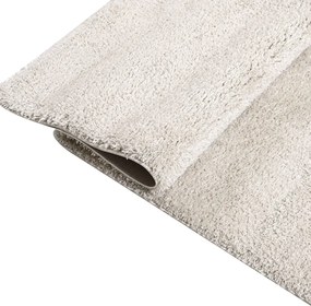 Χαλιά Κρεβατοκάμαρας (Σετ 3τμχ) Polcarpet Satin Shaggy Beige