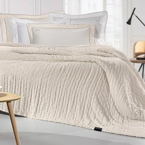 Κουβερλί King Size (270x250) 2 Όψεων Guy Laroche Must Natural - Sand