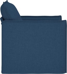 vidaXL Καναπές 60cm Μπλε Μέταλλο