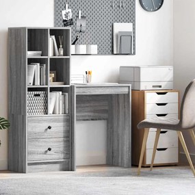 vidaXL Γραφείο Γκρι sonoma 60 x 40 x 76 εκ. Επεξεργασμένο ξύλο