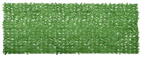 vidaXL Διαχωριστικό Βεράντας με Πράσινα Φύλλα 400 x 150 εκ.