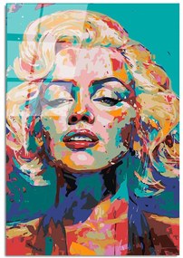 Πίνακας Γυάλινος 123BZM2285 70x100cm Multi Wallity Κάθετοι Glass
