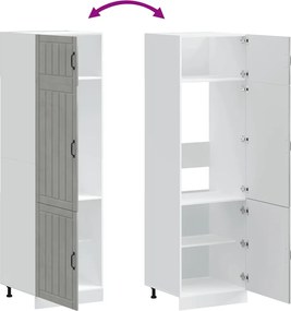 vidaXL Ντουλάπι κουζίνας "Lucca" Σκυρόδεμα Γκρι Τεχνητό ξύλο