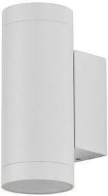 V-TAC Εξωτερικό Επιτοίχιο Φωτιστικό LED για 2xGU10 Up-Down IP54 Κύλινδρος Άσπρο Σώμα 2970