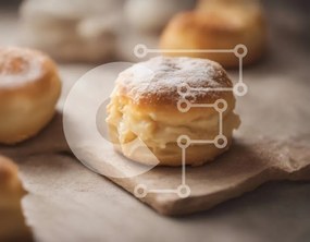 Σετ των 2 Intra Συλλεκτικό Ξύλινο Παζλ Plywood 4mm - Νόστιμα ντόνατς σε ημιτελές ξύλο Σε Ξύλινο Κουτί - Διαστάσεις: 10x10 cm – 25 κομμάτια