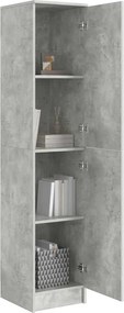 vidaXL Highboard Σκυρόδεμα Γκρι 35 x 39 x 168 εκ.