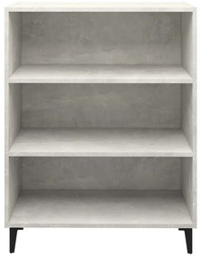 vidaXL Ντουλάπι Γκρι Σκυροδέματος 69,5x32,5x90 εκ. Επεξεργασμένο Ξύλο
