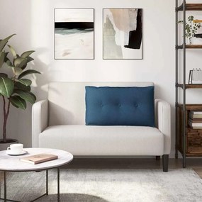 vidaXL Μαξιλάρι Πλάτης Μπλε 80 x 19 x 50 εκ ύφασμα